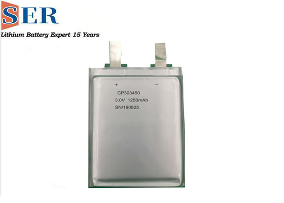 Limno2 Ultra Thin Battery CP303450 SER GROUP 3v Prismatic Lithium Manganese 3v Soft Pack Battery