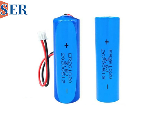 ER261020 باتری لی SOCL2 با ظرفیت بالا 3.6V CC باتری ER بزرگ