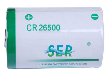 باتری لیتیوم MNO2 سایز C CR26500 5000 میلی آمپر ساعتی 3.0 ولت برای کنتور آب آی سی هوشمند
