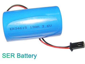 LS33600 / ER34615 D اندازه 3.6 ولت 19000 میلی آمپر ساعت R20 باتری اولیه لیتیوم Li-SOCI2