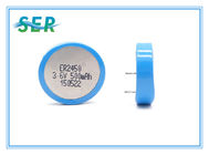 GPS Tracker ER2450 Li SOCL2 باتری، 500 میلی آمپر ساعت 3.6 ولت لیتیوم دکمه سلولی دایره عمیق