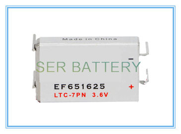 آب سنج منشوری Li SOCl2 لیتیوم تیونیل کلرید سلول 3.6V LTC-7PN باتری EF651625