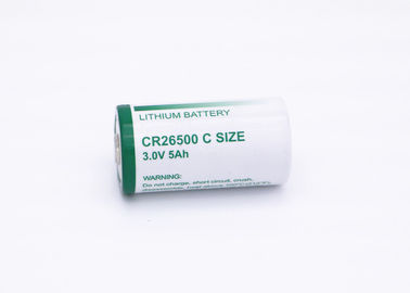 باتری لیتیوم MNO2 سایز C اولیه CR26500 جریان دشارژ بالا ماندگاری طولانی
