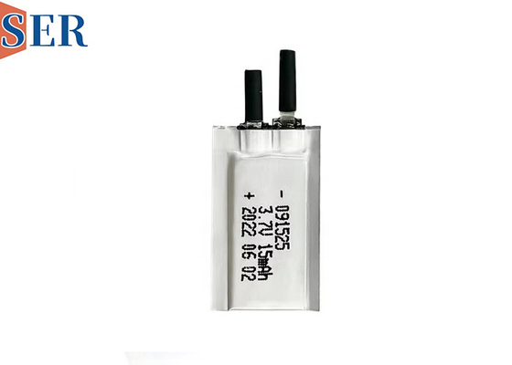 سفارشی 3.7V سلول کیسه بسیار نازک 091525 باتری پلیمر لیتیوم قابل شارژ برای دستگاه های پوشیدنی