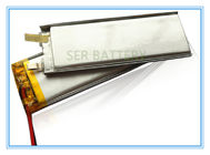 باتری بسیار نازک لیتیوم پلیمری 583040 3.7 ولتی 700 میلی آمپر ساعتی مربعی شکل قابل شارژ