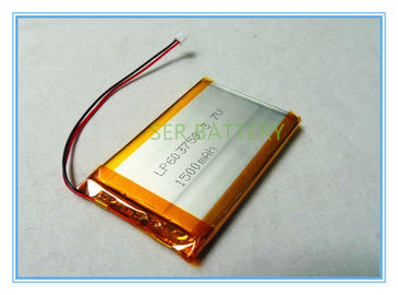 تبلت پی سی لیتیوم یون پلیمر بسته باتری , 063759 لیپو پلیمر باتری LP603759 3.7 ولت 1500mah