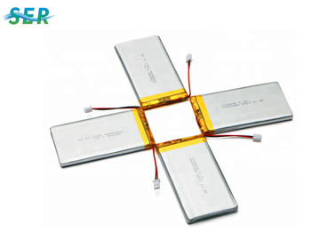باتری لیتیوم پلیمری قابل شارژ 3.7 ولتی 2000mah 604080 مربع شکل برای پاور بانک