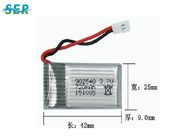 باتری پهپاد 3.7 ولتی پر قدرت، باتری لیتیوم یونی 902540 پهباد با PCB PCM