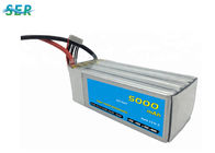 5000mAh باتری ماشین RC با ظرفیت بالا نرخ تخلیه 25C 22.2V طول عمر چرخه طولانی