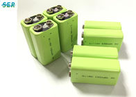 باتری لیتیومی 9 ولتی Nimh، باتری قابل شارژ لیتیوم یونی 180 میلی آمپر ساعتی برای آشکارساز دود