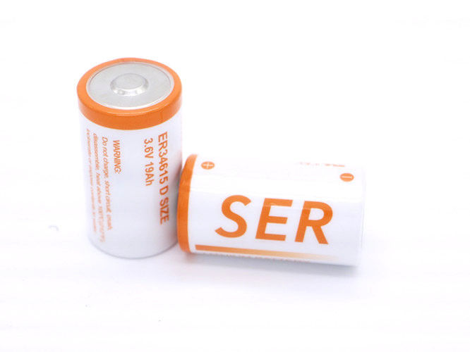 LS33600 / ER34615 D اندازه 3.6 ولت 19000 میلی آمپر ساعت R20 باتری اولیه لیتیوم Li-SOCI2