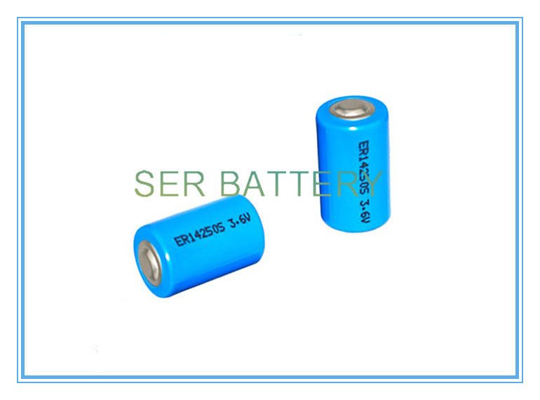 باتری لیتیوم SOCL2 با دمای بالا 1/2AA ER14250S سلول لیتیوم ایمن غیرفعال