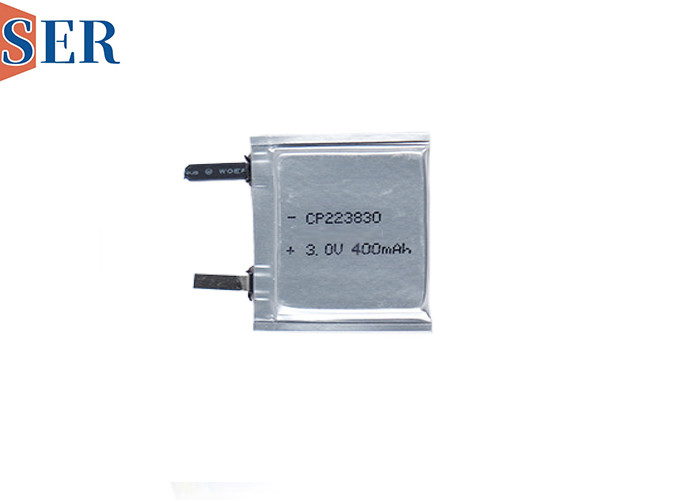 باتری مخصوص غیر قابل شارژ LiMnO2 باتری CP223830 3.0V 400mAh برای دستگاه پوشیدنی