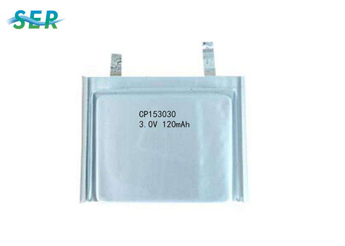 باتری 3 ولتی 170 میلی آمپر ساعتی فوق نازک لیتیوم MNO2 به شکل مربع برای کارت آی سی CP153030