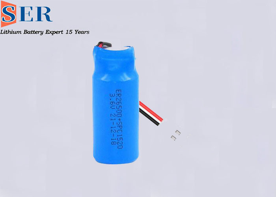 باتری لیتیومی اولیه 3.6 ولتی Er26500 SPC1520 Li Socl2 غیر - قابل شارژ 8500 میلی آمپر ساعت برای متر IOT