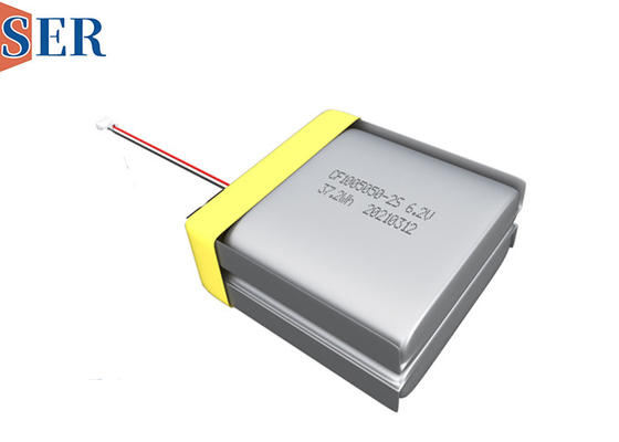 CP505050-2S LiMnO2 لیتیوم منگنز بسته نرم باتری CP1005050-2S 6.0V 6000mAh
