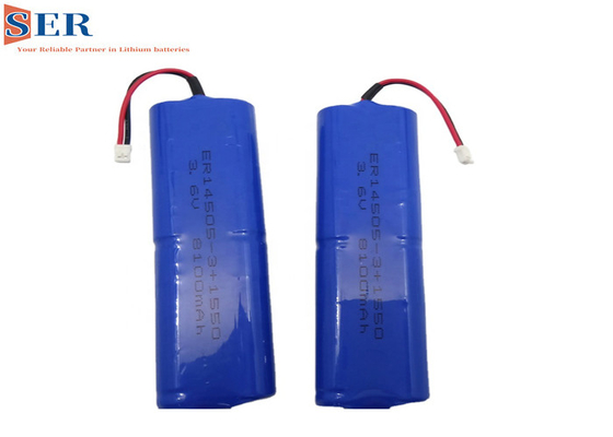 باتری ER14505-3P 3.6V 8100mAh Li SOCL2 با کانکتور JST خازن SPC1550